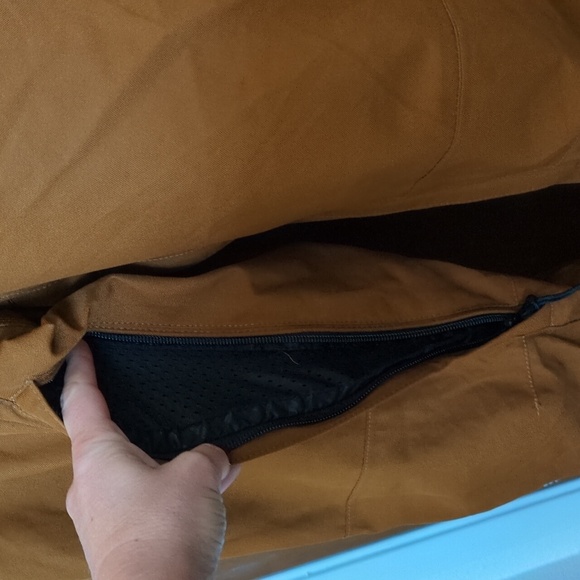 Volcom Swift ski/snowboard bib. Women's large. Brown. - Picture 7 of 7